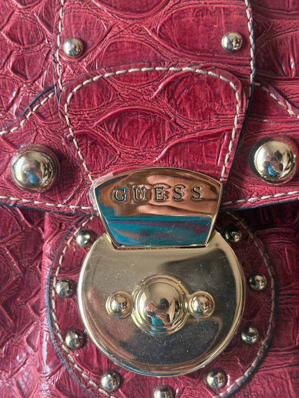 Vintage Y2K GUESS Baguette Shoulder Bag - Picture 4 of 7